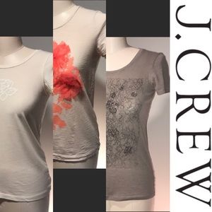 J. CREW {Set of 3} super soft vintage t-shirts MED